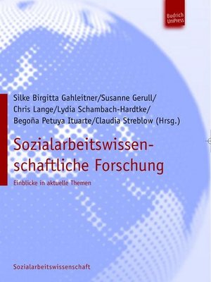 cover image of Sozialarbeitswissenschaftliche Forschung